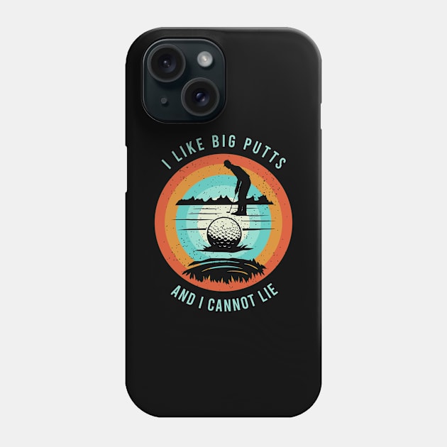 Funny Golf Clothing For A Golf Player Phone Case by AlleyField