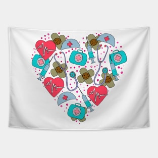 Nurse Heart Tapestry