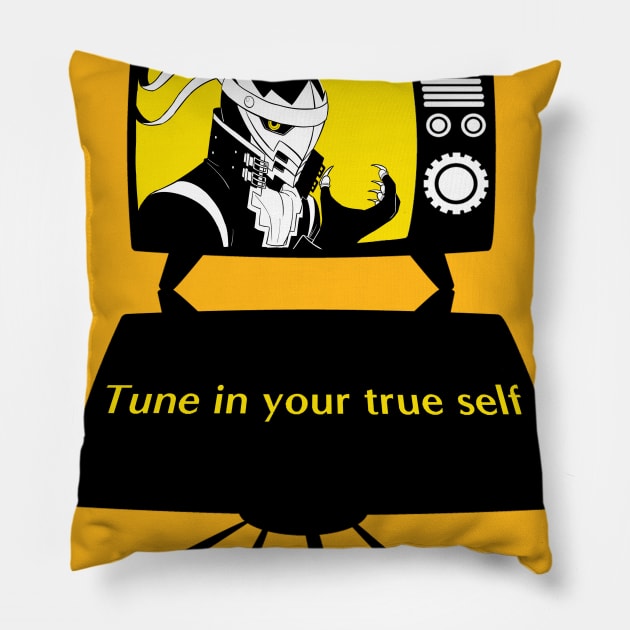 Persona 4, Izanagi, Tune in your true self Pillow by gableye