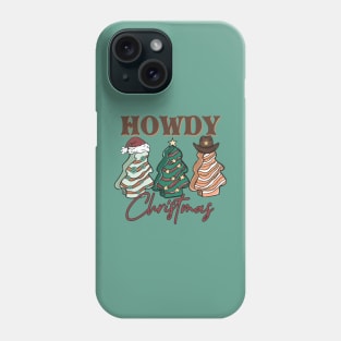 Howdy Christmas Tree Candies Phone Case