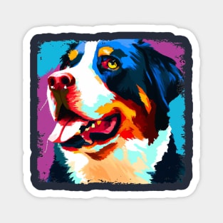 Greater Swiss Mountain Dog Pop Art - Dog Lover Gifts Magnet