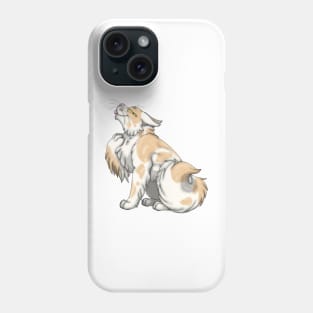 Cream Bicolor Longhair Phone Case