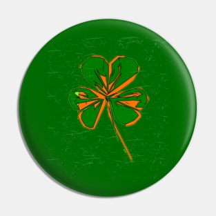 st patricks day shamrock Pin