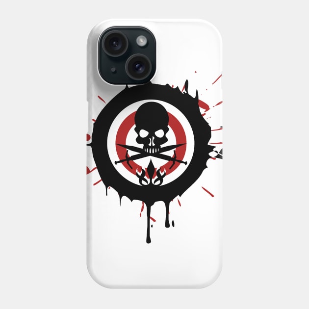 skull cross sword Phone Case by MellowGroove