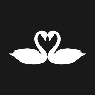 Swan For Women Valentine day T-Shirt