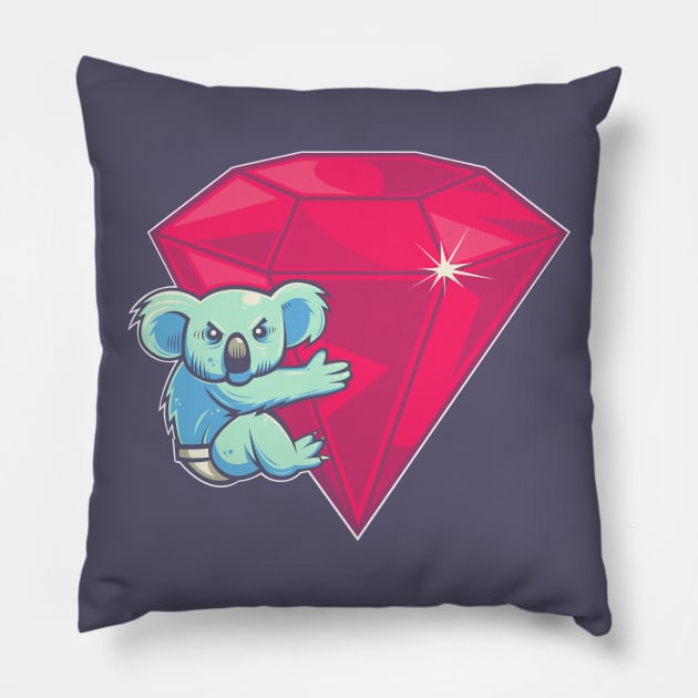Koala Bear Underwear Pillow by strangethingsa