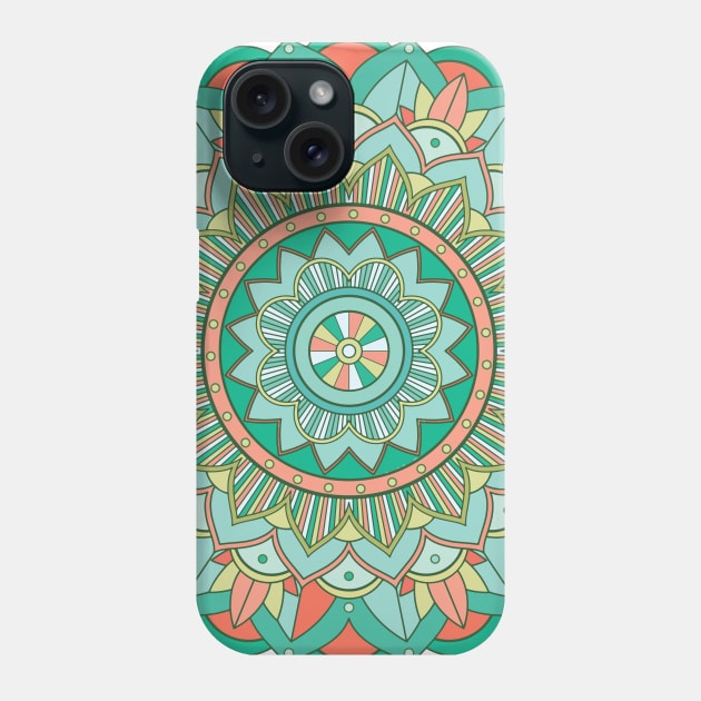 Colorful Mandala, mandala-design, mandala-art, geometric, abstract, mandala and spirituality, colorful, rainbow, mandala pattern, mandala flower patterns, Flower Mandala ,Spirituality Phone Case by Utopia Shop