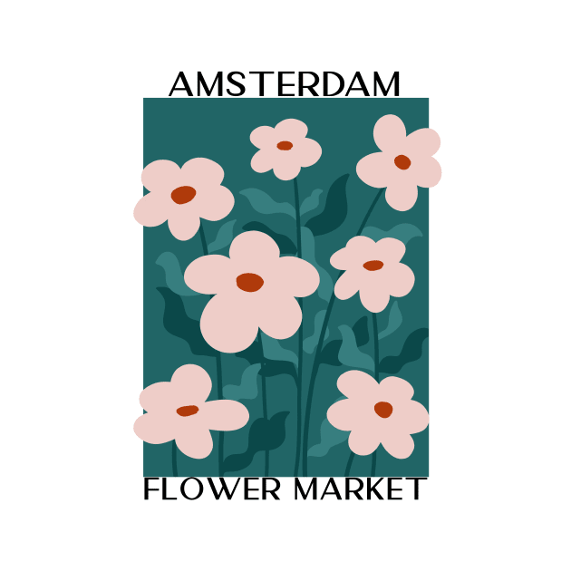 Abstract Flower Market Illustration 23 by gusstvaraonica