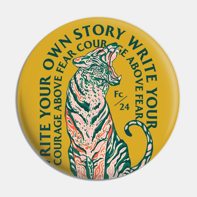 Write Your Own Story Pin by CHAKRart