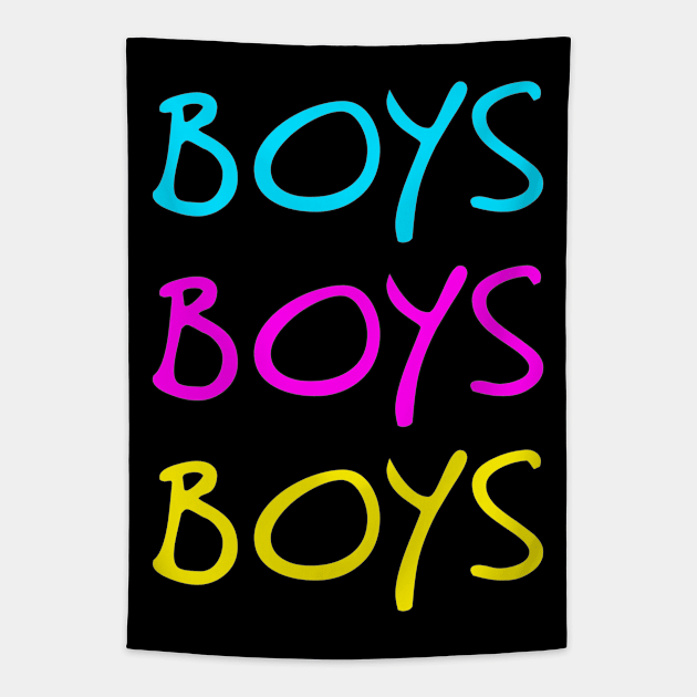 Boys Boys Boys Tapestry by Scar