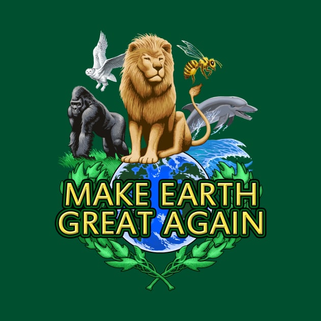 MEGA - Make Earth Great Again - Full Design by BeveridgeArtworx