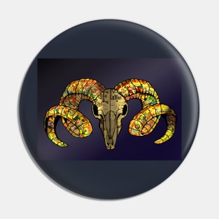 Ram&amp;#39;s Skull Pin