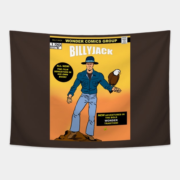 Billy Jack comics Tapestry by Wonder design