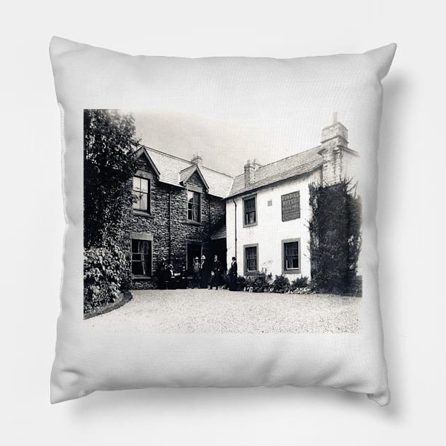 Dun Bull Hotel, Mardale 1949 Pillow by StephenJSmith