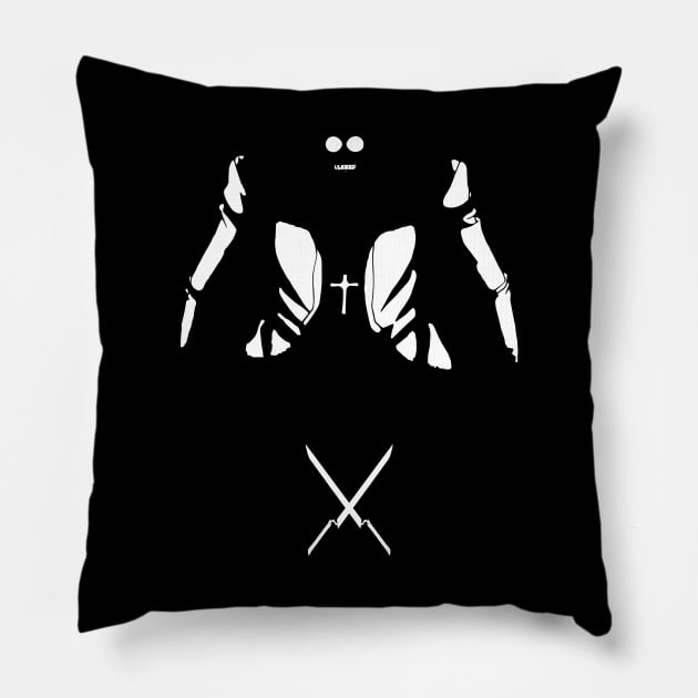 Alexander Knight Pillow by Scailaret