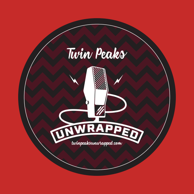 Twin Peaks Unwrapped Mic Logo (Maroon) by Twin Peaks Unwrapped