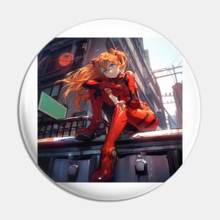 asuka in town Pin