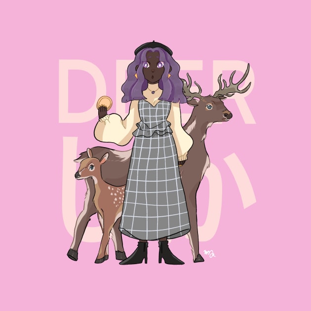 Deer girl by shootingstarsaver@gmail.com