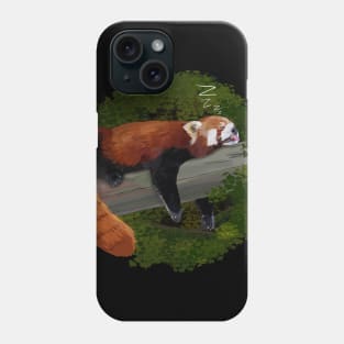 Sleepy Red Panda Phone Case