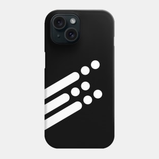 Abstract line and shooting dots Phone Case