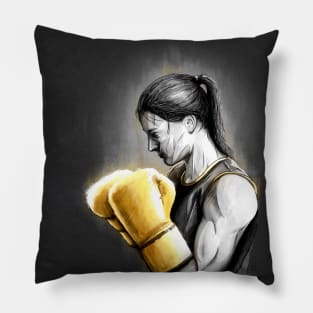 Katie Taylor Ireland Boxing Artwork Pillow