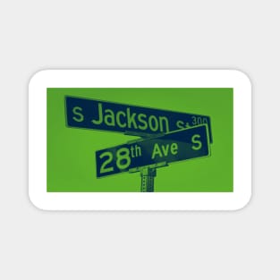 Jackson Street & 28th Avenue, Seattle, Washington by Mistah Wilson Magnet