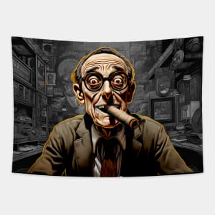 Cigar Hobby: I Just Ordered More Cigars on a Dark Background Tapestry