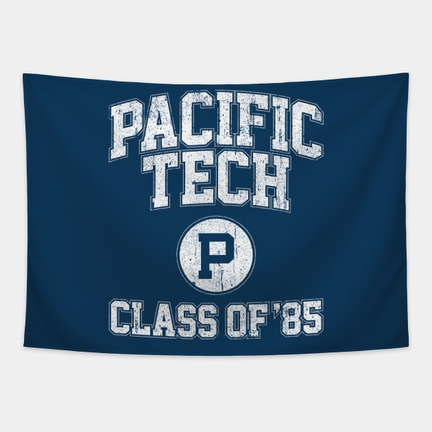 Pacific Tech Class of 85 Tapestry by huckblade