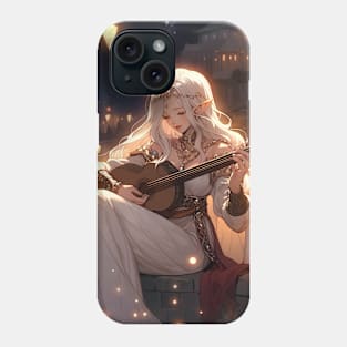 elf playing lute Phone Case