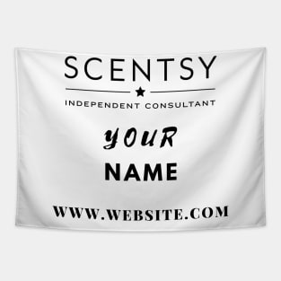 scentsy independent consultant gift ideas with custom name and website Tapestry