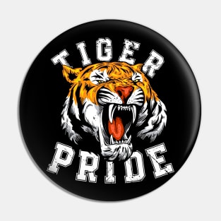 Jungle King: Majestic Tiger PRIDE Wild on Striking Graphic Tee Pin