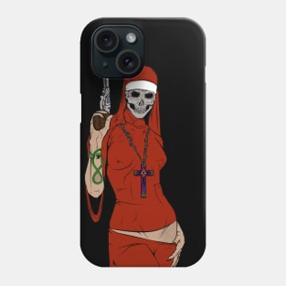 Skull nun Phone Case