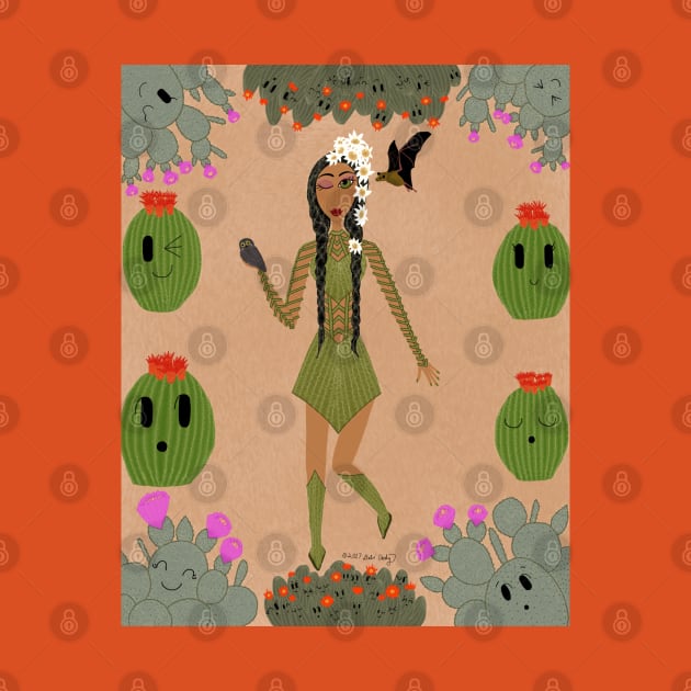 Sonoran Desert Cactus Faerie by DebiCady