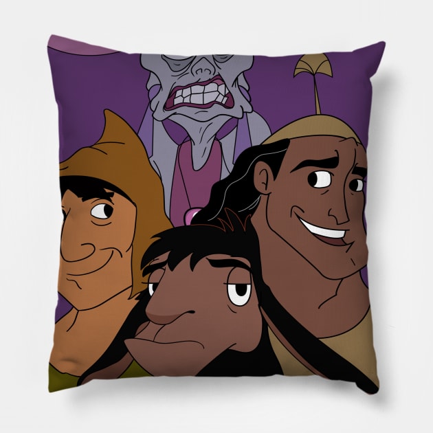 New Groove Crew Pillow by chickenmonkey707