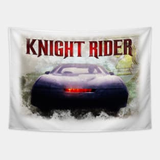 Sketchy Knight Rider Tapestry