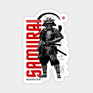 SAMURAI - BUSHIDO CODE WARRIOR Magnet