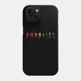 Equality Rainbow Design Phone Case