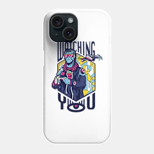 Funny Drone Pilot Quotes Watching You Phone Case