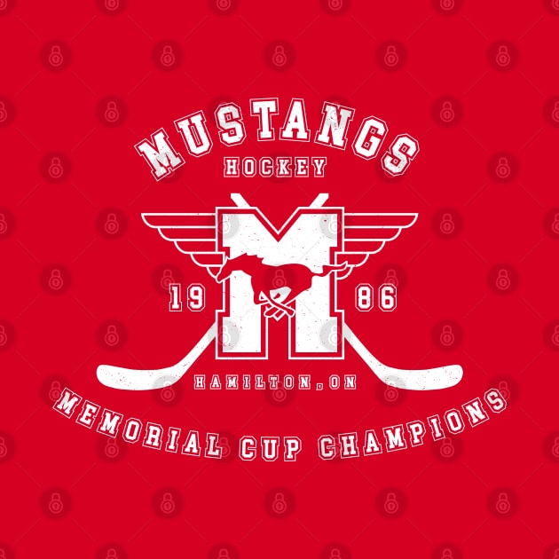 Mustangs Hockey - Memorial Cup Champions (white) by bryankremkau