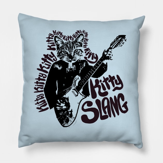 Kitty Slang Pillow by SBSTN