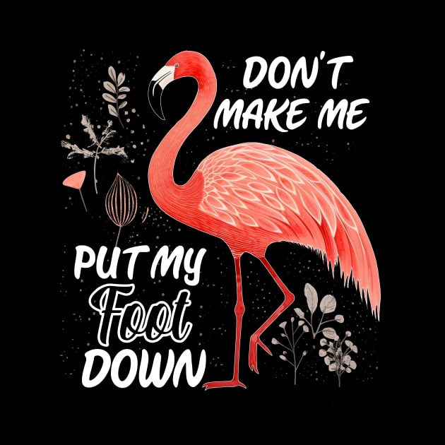 Feathered Flair Flamingo Artistry, Perfect Tee for Bird Enthusiasts by Gamma-Mage