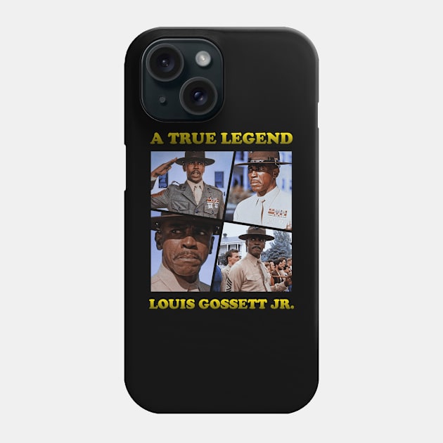 Louis Gossett Jr - A True Legend - Vintage Phone Case by GFXbyMillust