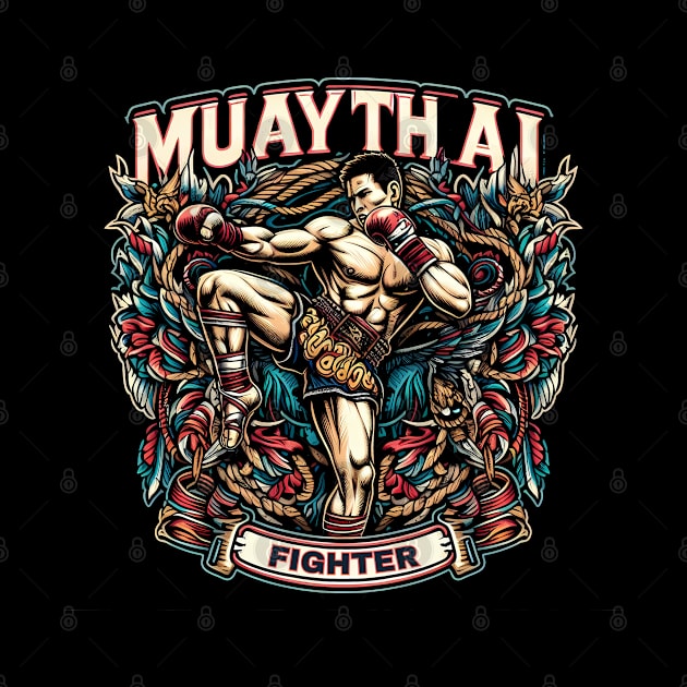 Muay Thai Fighter by TaevasDesign