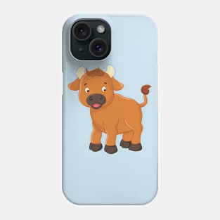 Bull Cute Funny Adorable Animals Kawaii Phone Case