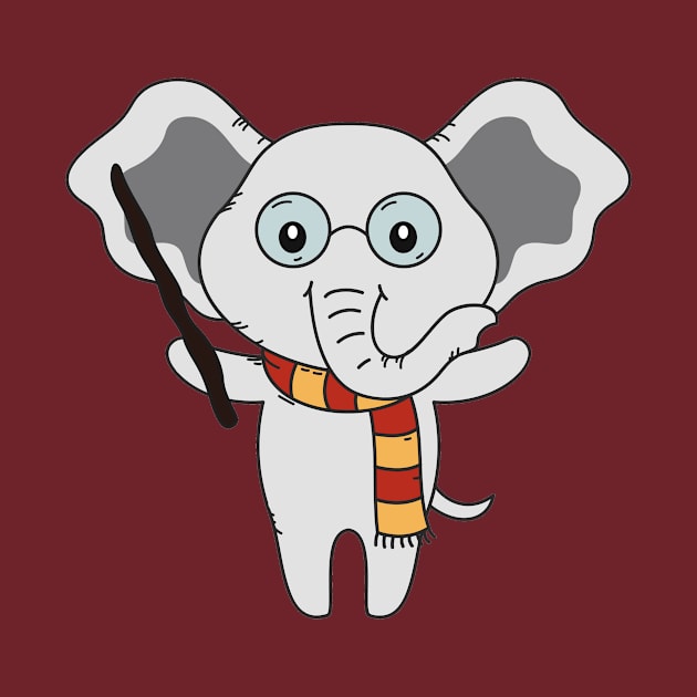 Wizard Elephant by MordaxFurittus