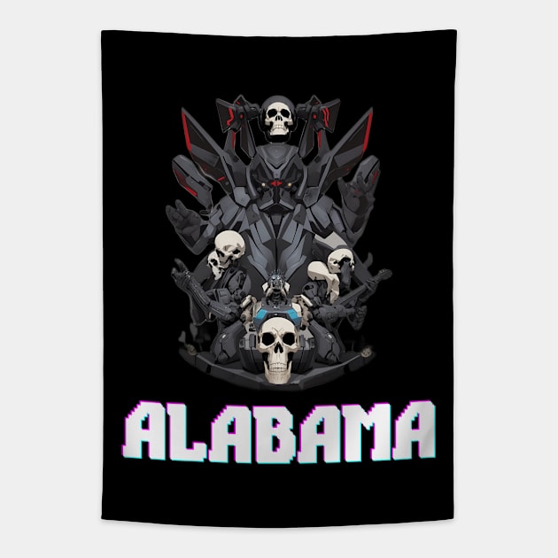 Alabama Band Tapestry by Maheswara.Momocats