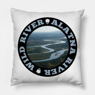 Alatna River circle Pillow