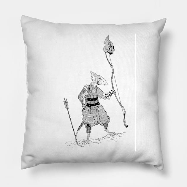 Rat hunter Pillow by Harinedzumi