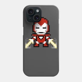 8-bit Iron Series #8 - Silver Centurion Phone Case