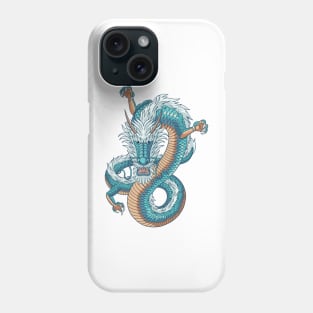 Asian dragon japanese style Phone Case